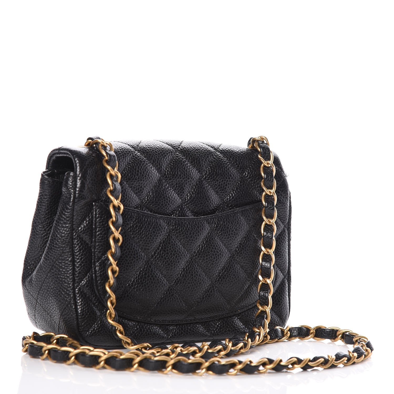 Chanel Caviar Quilted Mini Square Flap Black 3 of 9