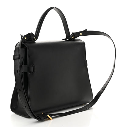 Delvaux Calfskin MM Tempete Satchel Black 4 of 13