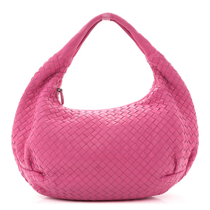 Bottega Veneta Nappa Intrecciato Small Veneta Hobo Fuchsia 1 of 13