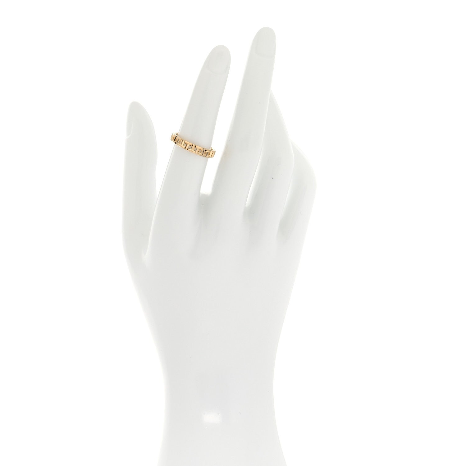 Tiffany 18K Yellow Gold T True Narrow Ring 52 6 2 of 5