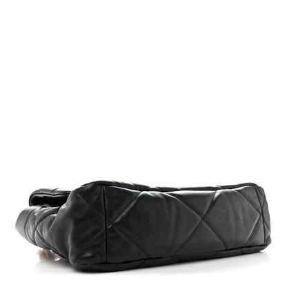 Chanel Lambskin Quilted Large Chanel 19 Flap Black 4 of 11