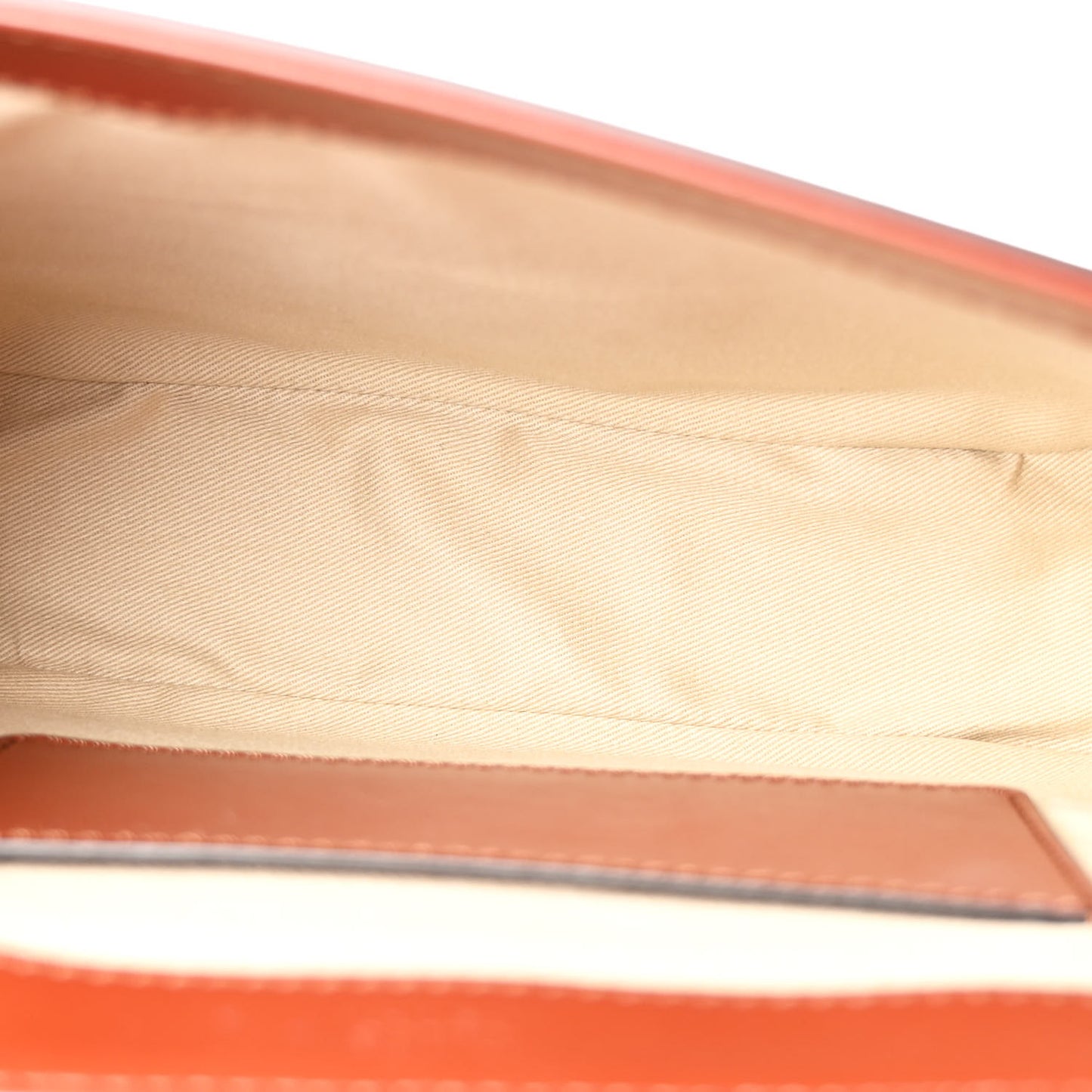Calfskin Small Square C Double Carry Sepia Brown