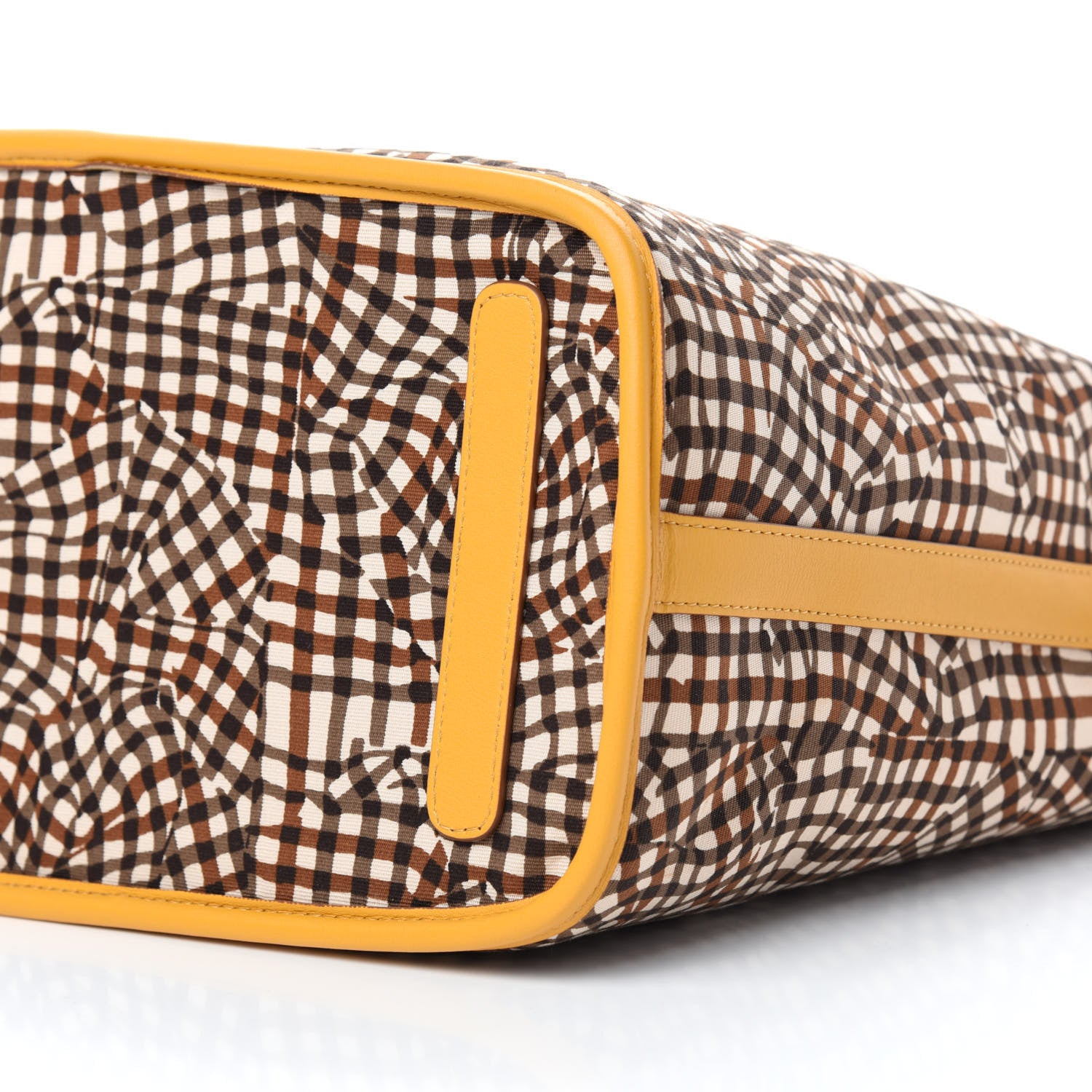 MCM Visetos Medium Liz Reversible Shopper Tote Cognac Yellow 14 of 15