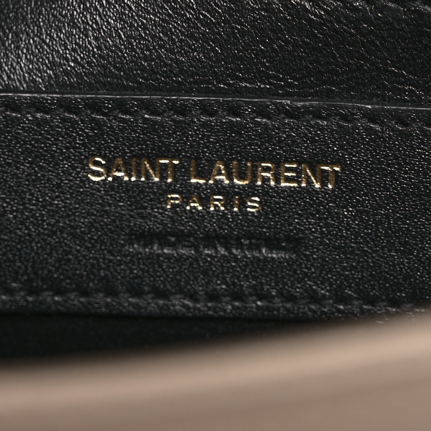 Grain De Poudre Small Monogram Kate Satchel Dark Beige