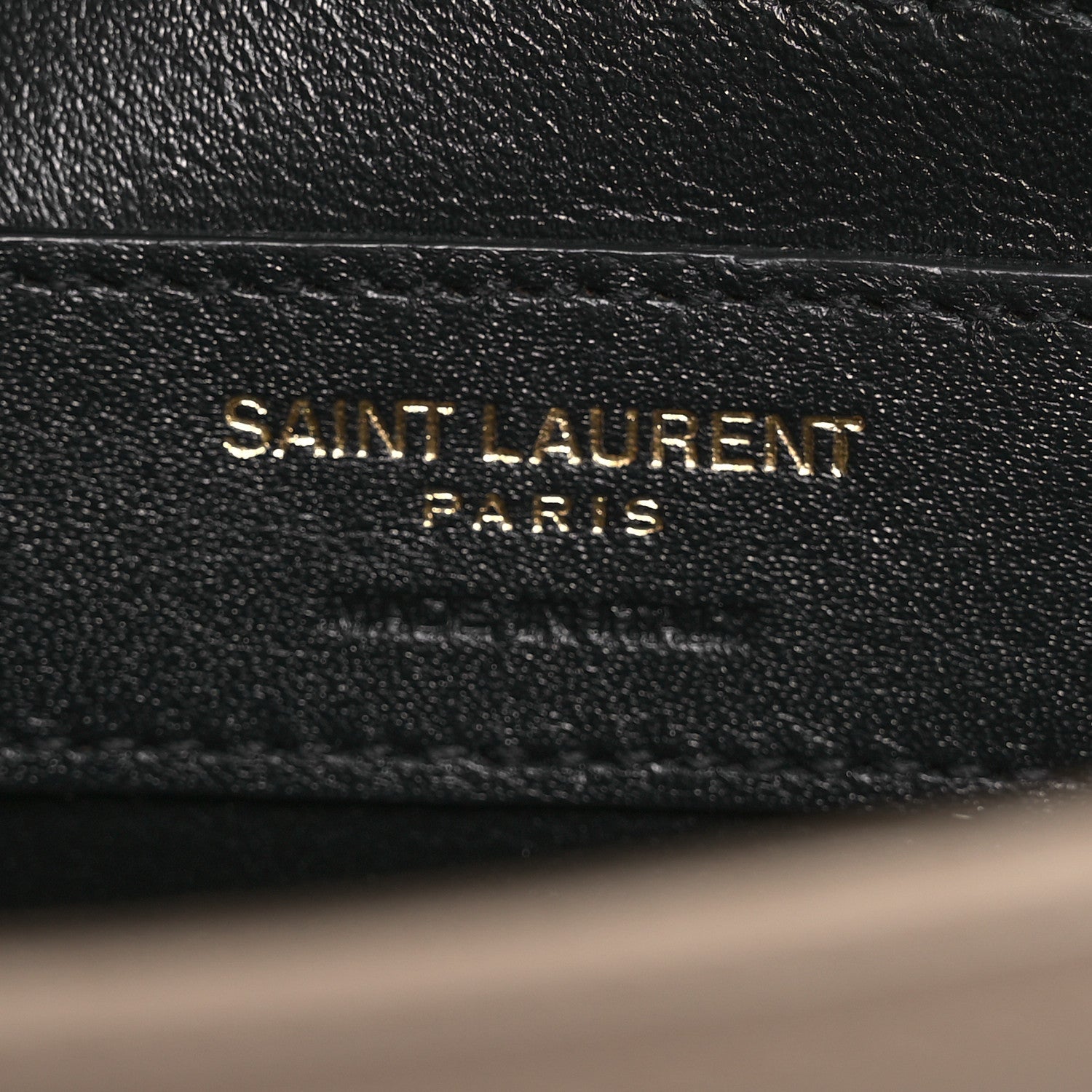 Saint Laurent Grain De Poudre Small Monogram Kate Satchel Dark Beige 6 of 15