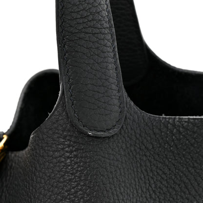 Hermes Taurillon Clemence Picotin Lock 22 MM Black 12 of 12