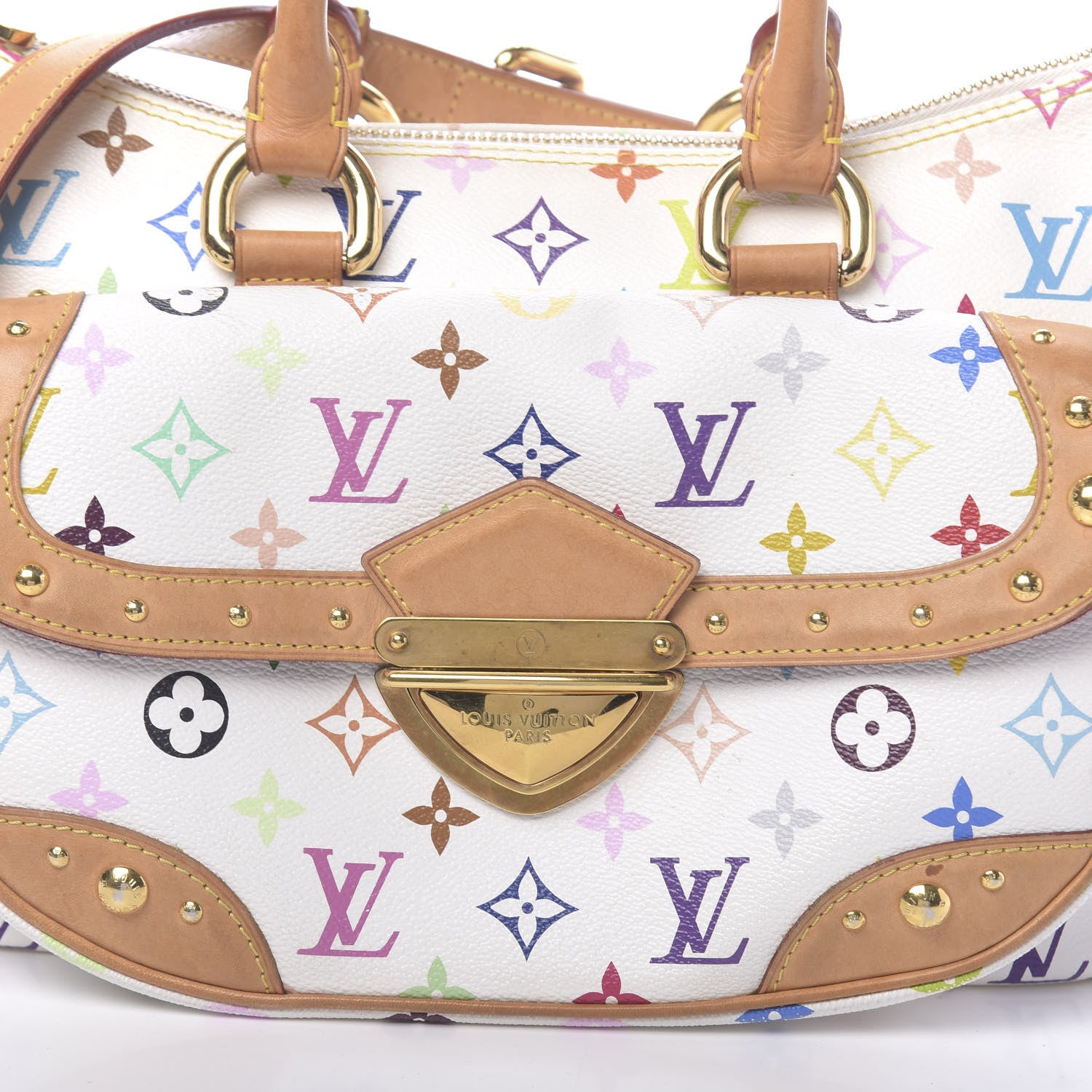 Louis Vuitton Monogram Multicolor Rita White 8 of 12