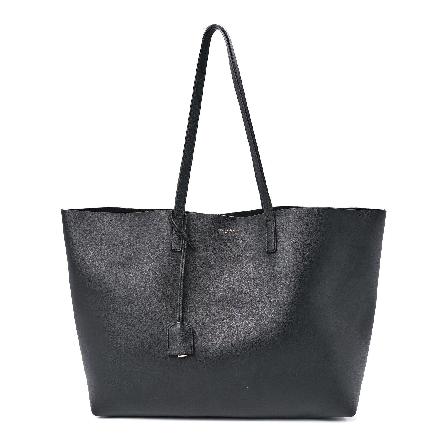 Saint Laurent Calfskin Large Shopping Tote Black 1 of 15