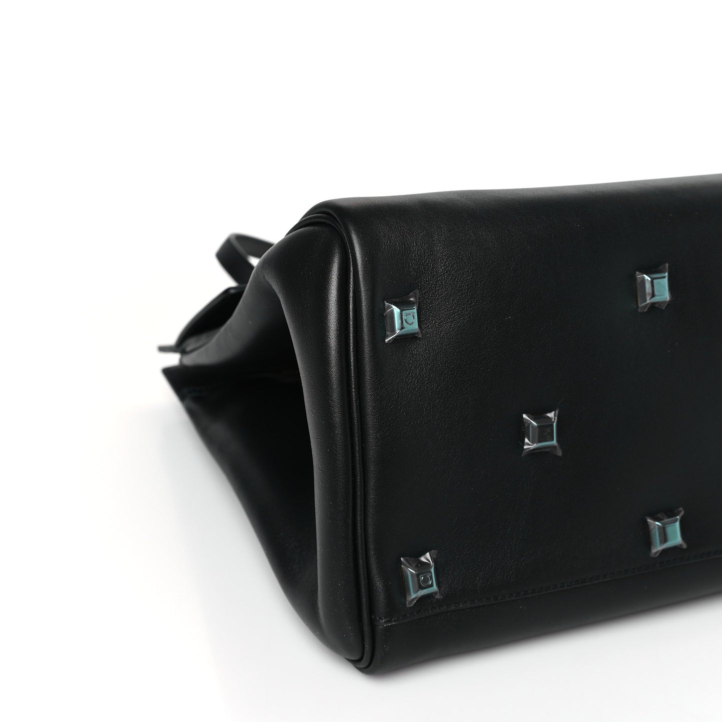 Calfskin Large Studio Bag Black