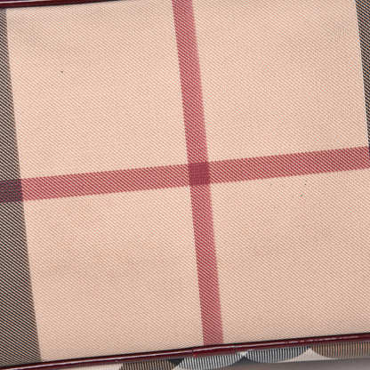 Burberry Patent Nova Check Shopper Tote Red 17 of 27