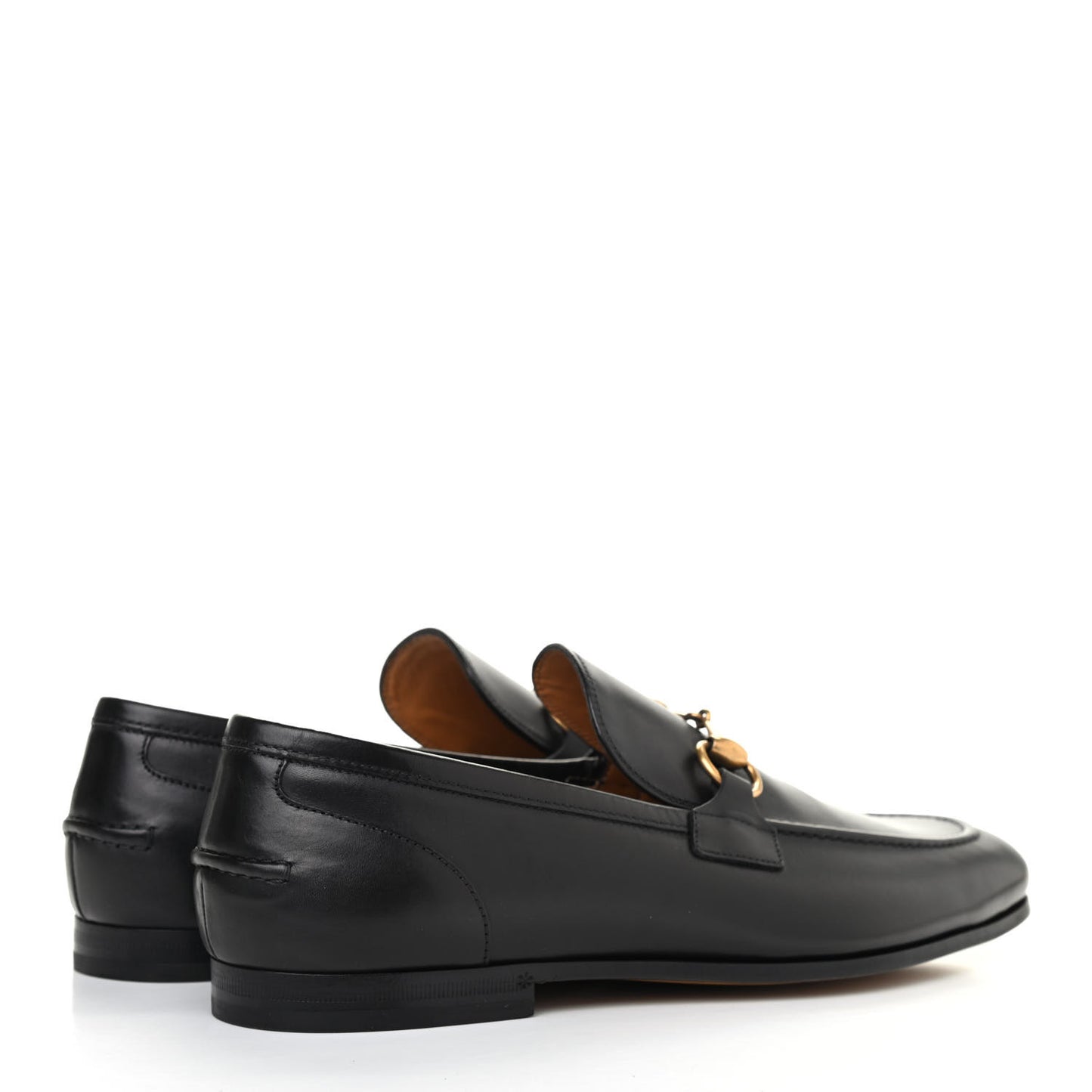Calfskin Horsebit Mens Jordaan Loafers 6.5 Black