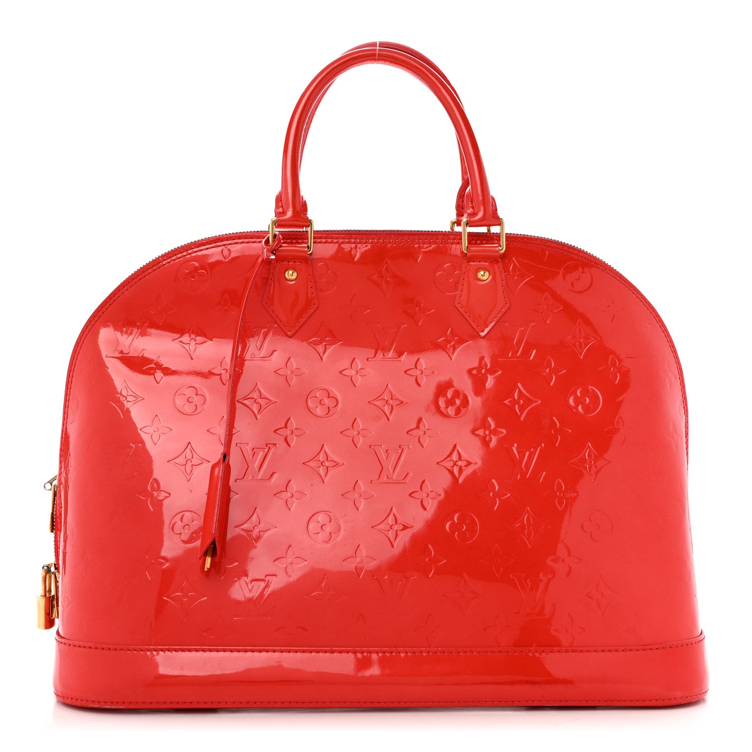 Louis Vuitton Vernis Alma MM Rouge Grenadine 1 of 15