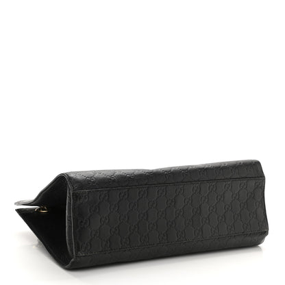 Gucci Guccissima Large Emily Chain Shoulder Bag Black 3 of 7