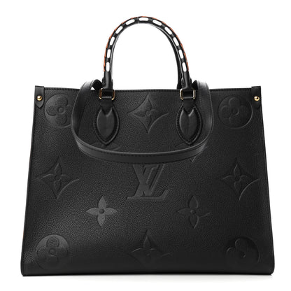Louis Vuitton Empreinte Monogram Giant Wild At Heart Onthego MM Black 1 of 4