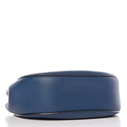 Chloe Grained Lambskin Mini Drew Shoulder Bag Factory Blue 4 of 9