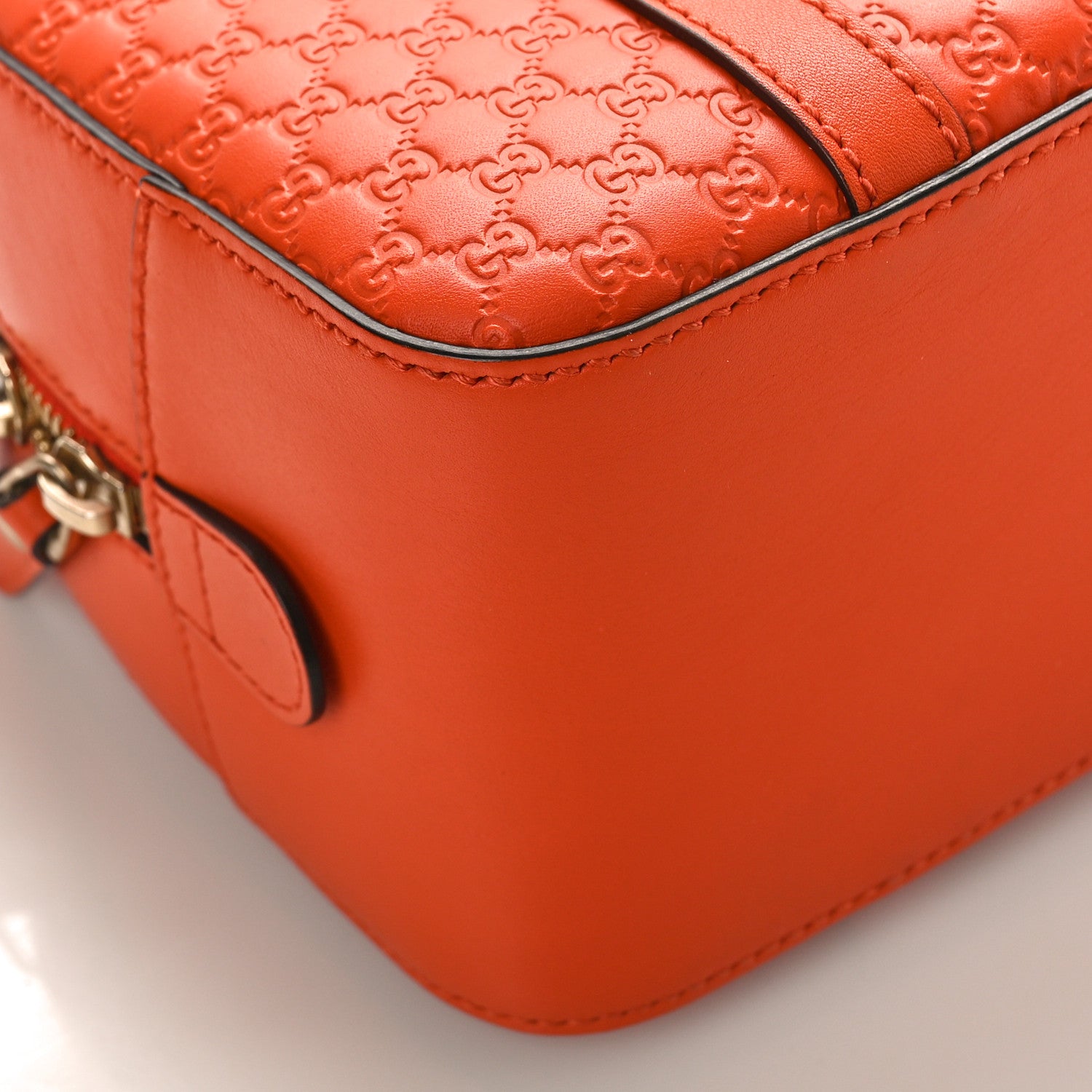 Gucci Soft Microguccissima Small Crossbody Bag Sun Orange 8 of 9
