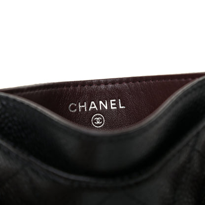 Chanel Caviar Quilted Card Holder Black 7 of 7
