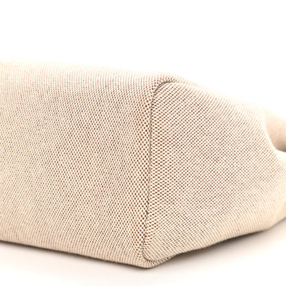 Hermes Toile Vache Calfskin Herbag 30 PM Natural Havane 10 of 10