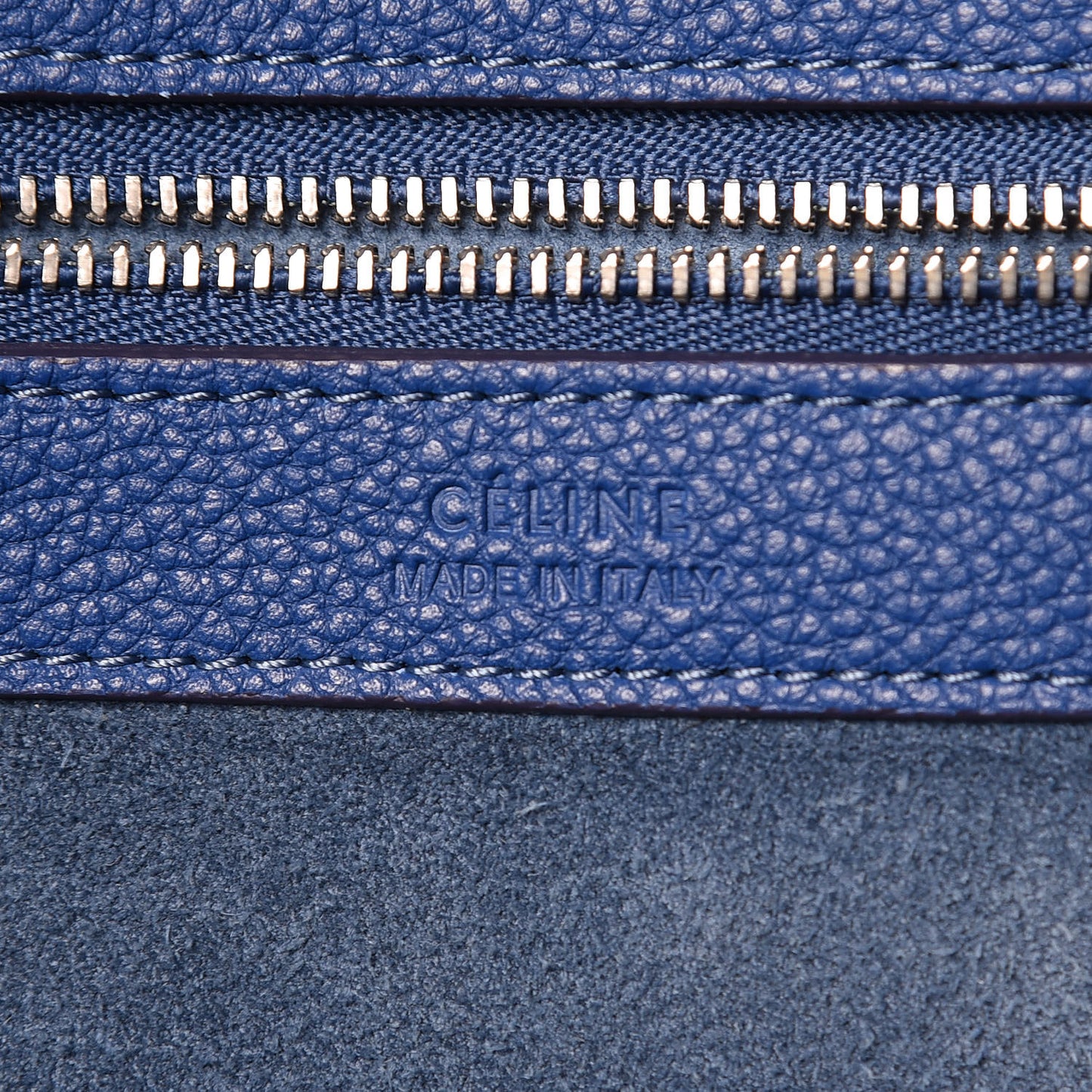 Soft Grained Calfskin Small Belt Cabas Lazuli