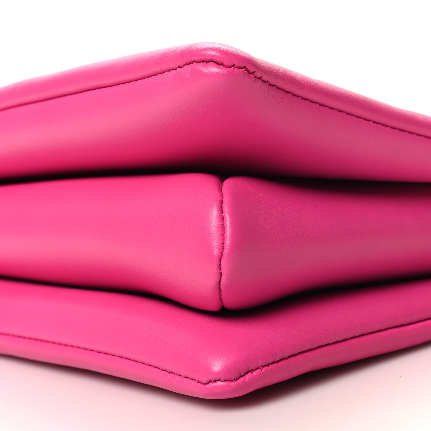 Lambskin Embossed Monogram Coussin PM Rose Bougainvillier Pink