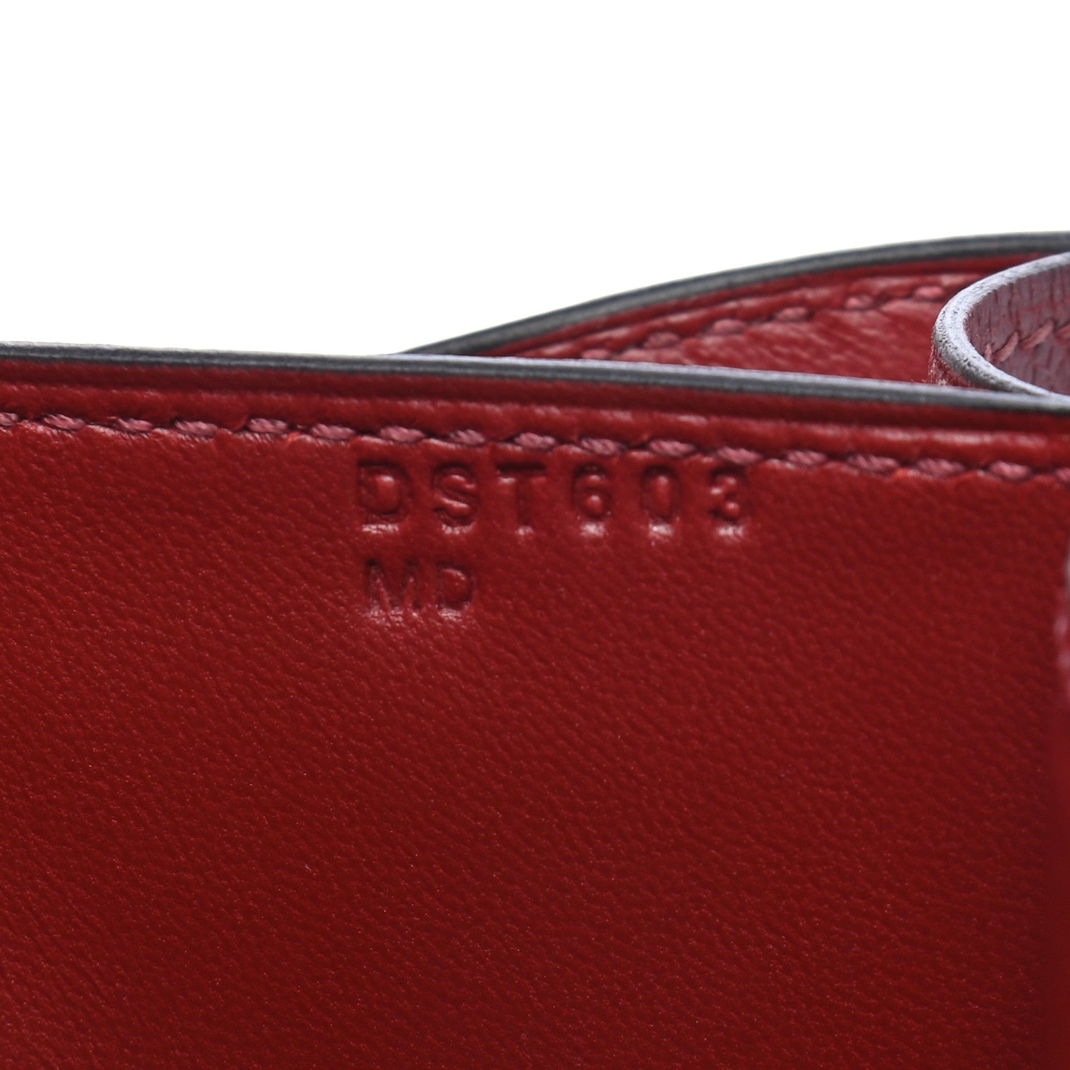 Hermes Grained Monsieur Constance 24 Rouge H 7 of 9