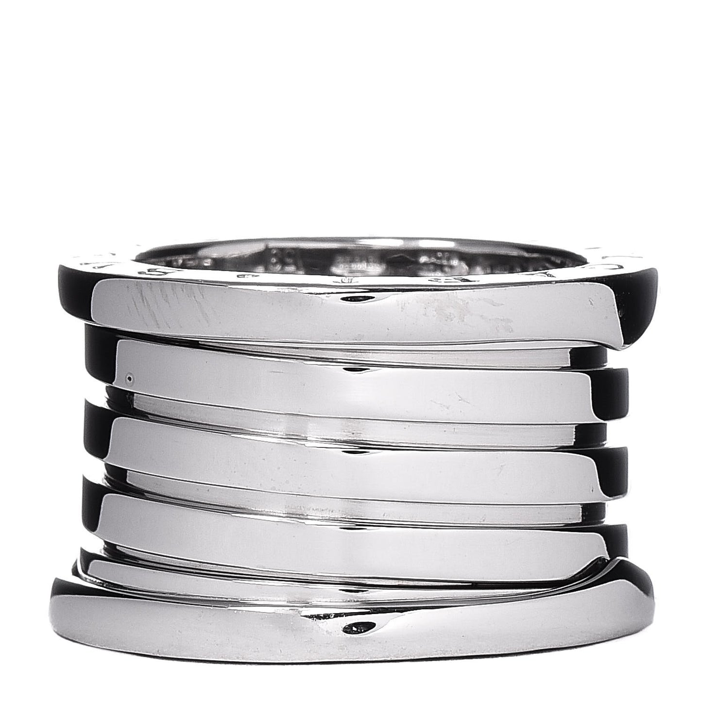 18K White Gold B.Zero1 5 Band Ring 53 6.25