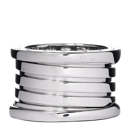 Bulgari 18K White Gold B.Zero1 5 Band Ring 53 6.25 3 of 4