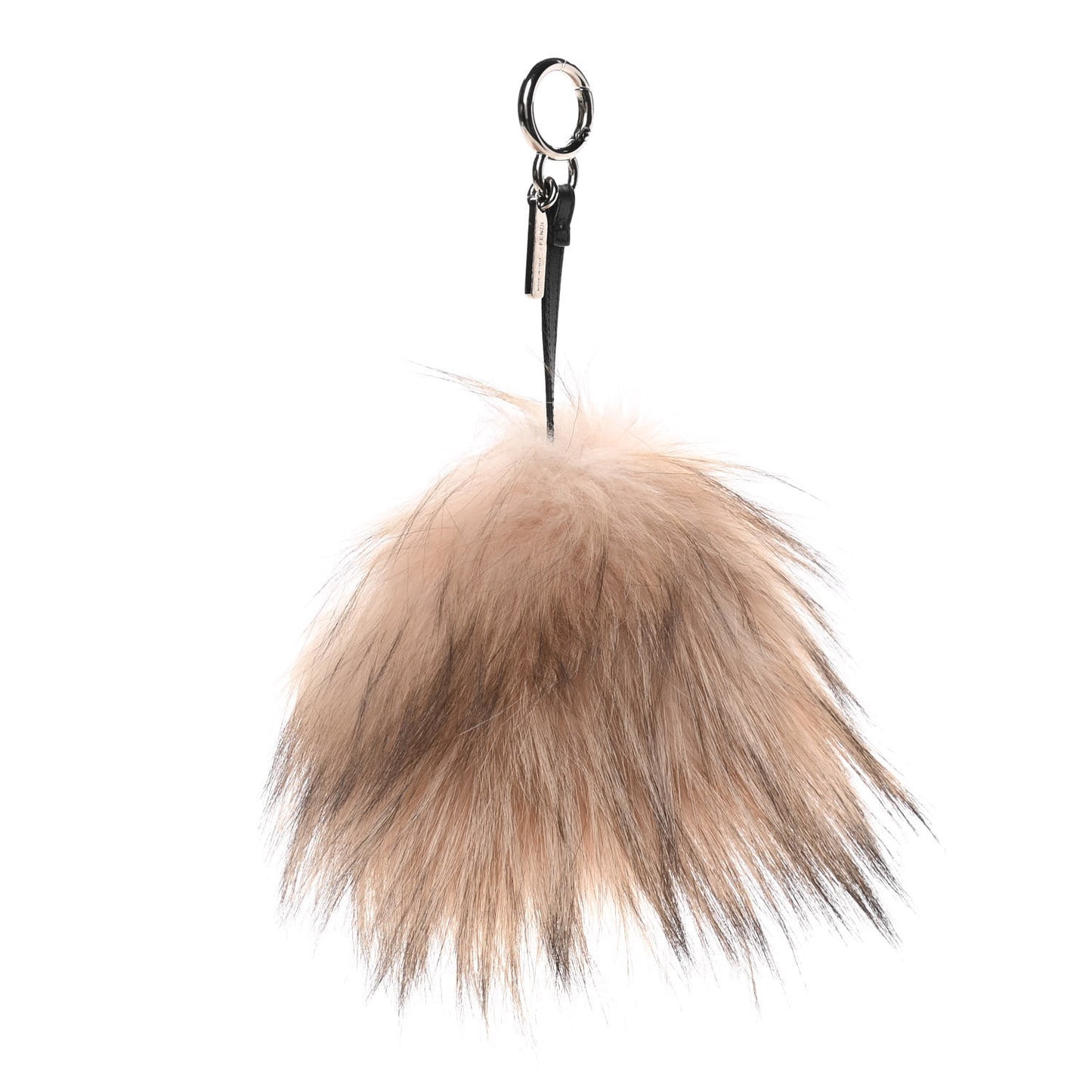 Fox Mink Rabbit Fur Vitello Flamingo Punchy Monster Bag Bug Charm Flamingo Rosa