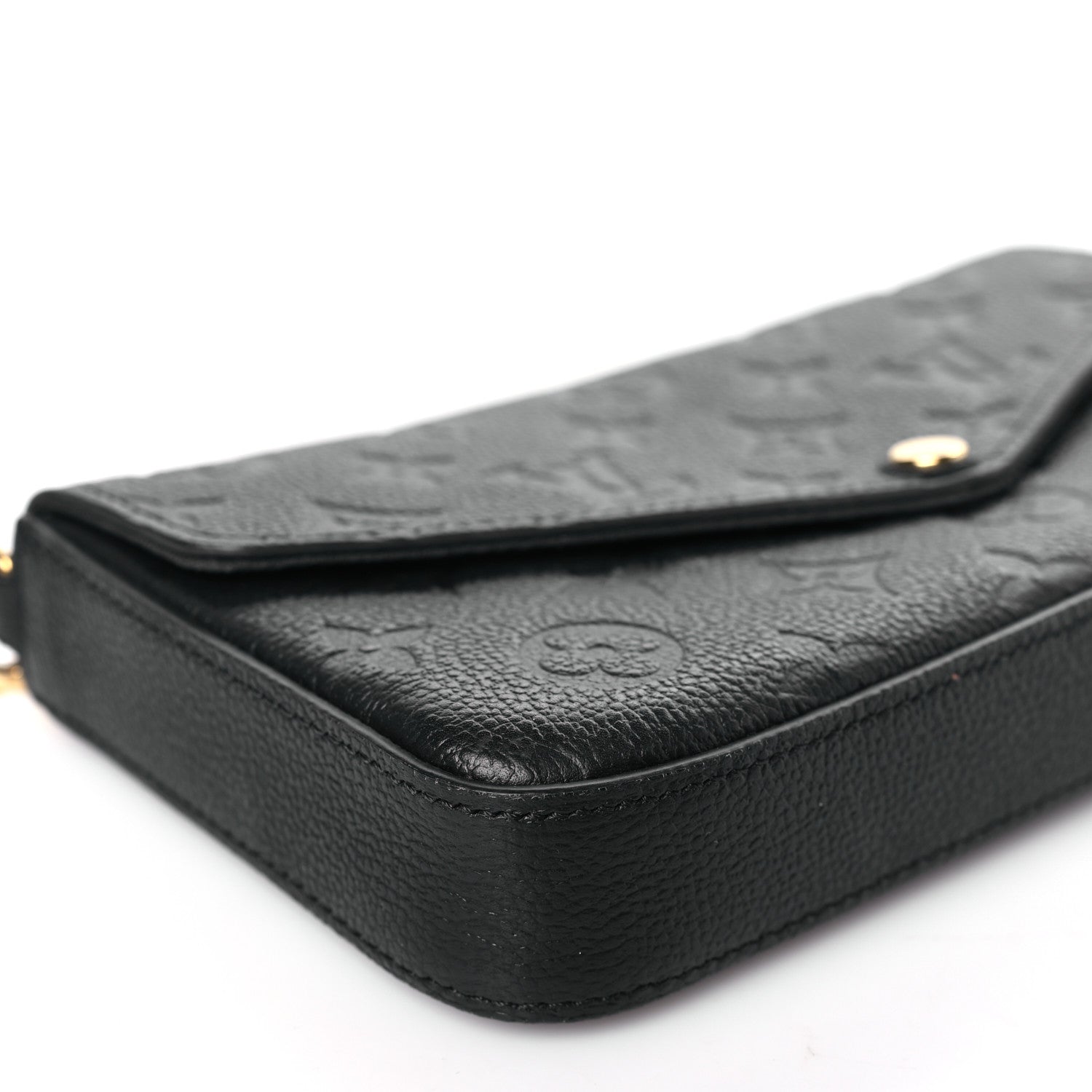 Louis Vuitton Empreinte Pochette Felicie Chain Wallet Black 8 of 10