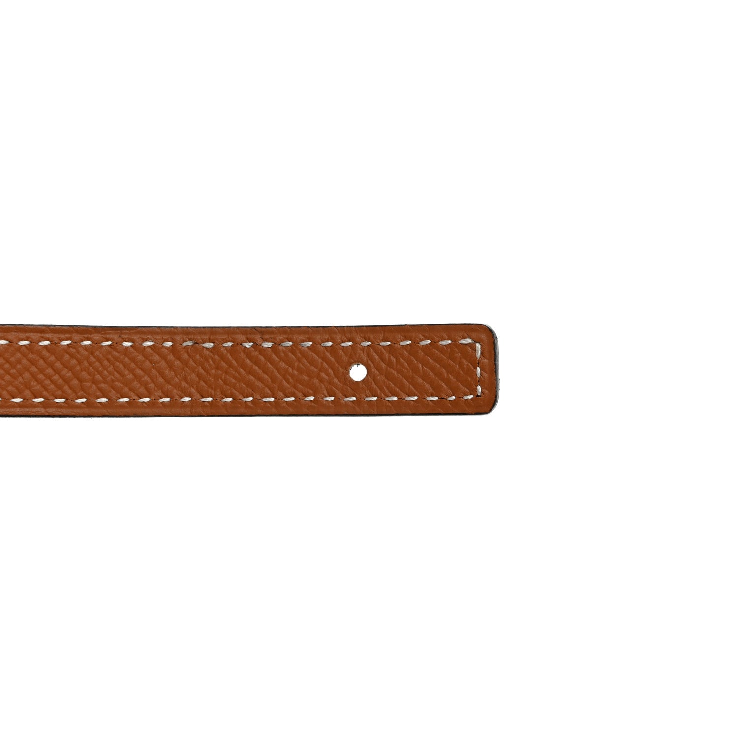 Hermes Epsom Swift 13mm Heritage Belt 95 38 Gold Black 7 of 9