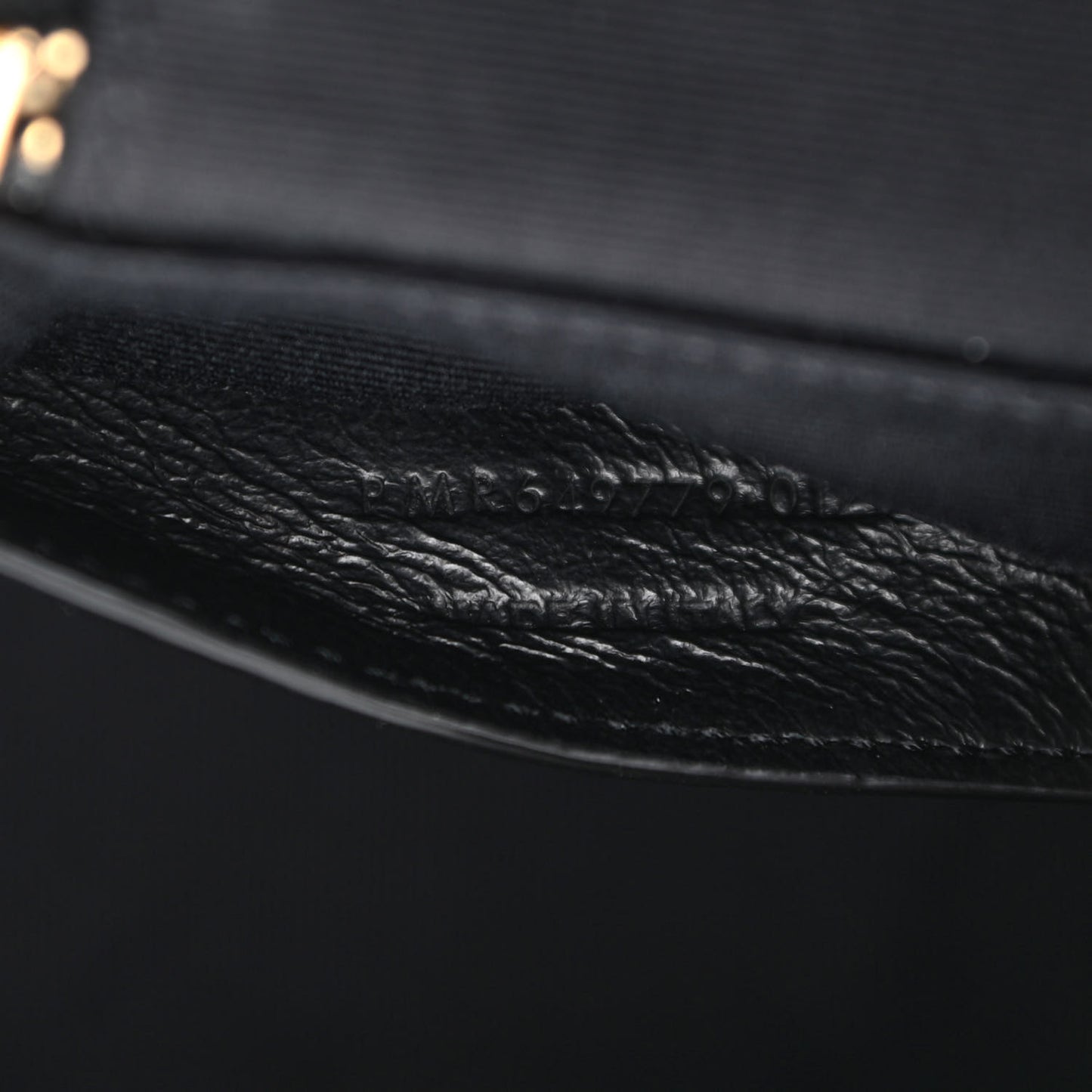 Grain de Poudre Quilted 80's Vanity Bag Black