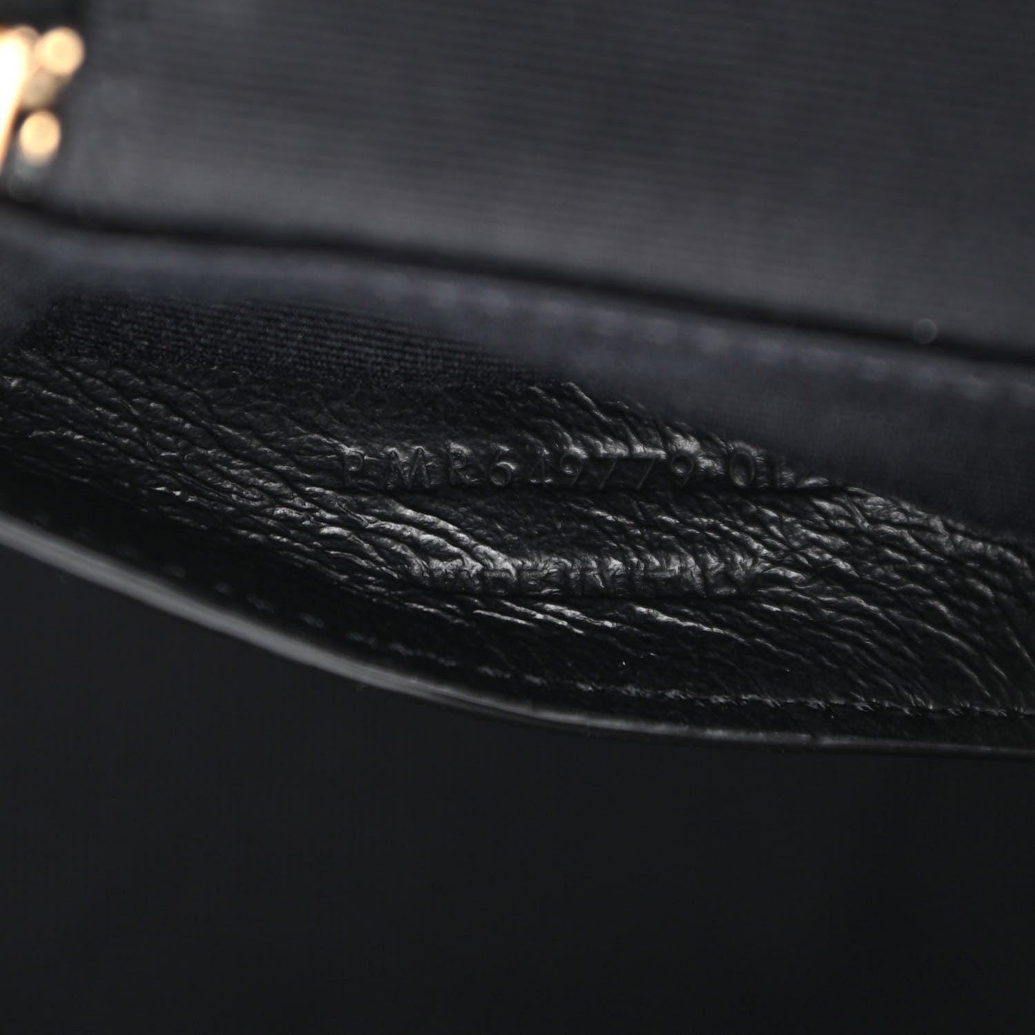 Saint Laurent Grain de Poudre Quilted 80's Vanity Bag Black 7 of 10