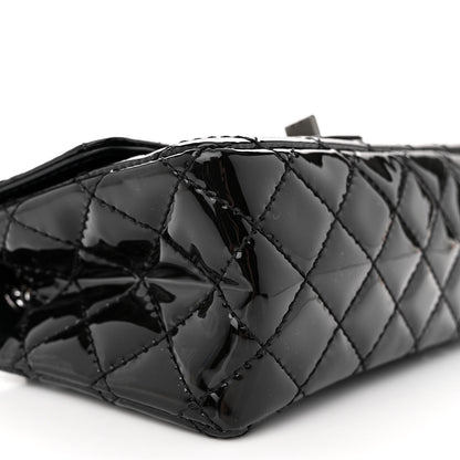 Chanel Patent Calfskin Quilted 2.55 Reissue Mini Flap So Black 9 of 11
