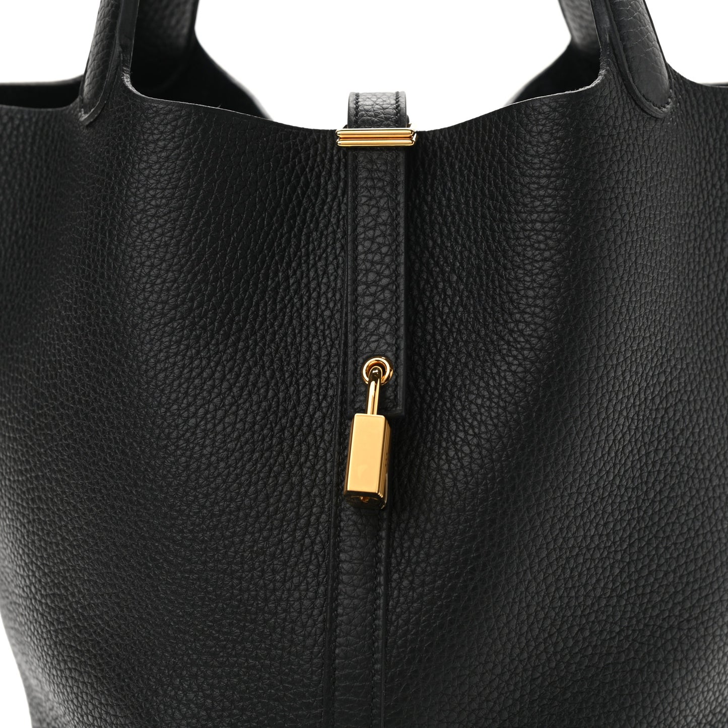Taurillon Clemence Picotin Lock 22 MM Black