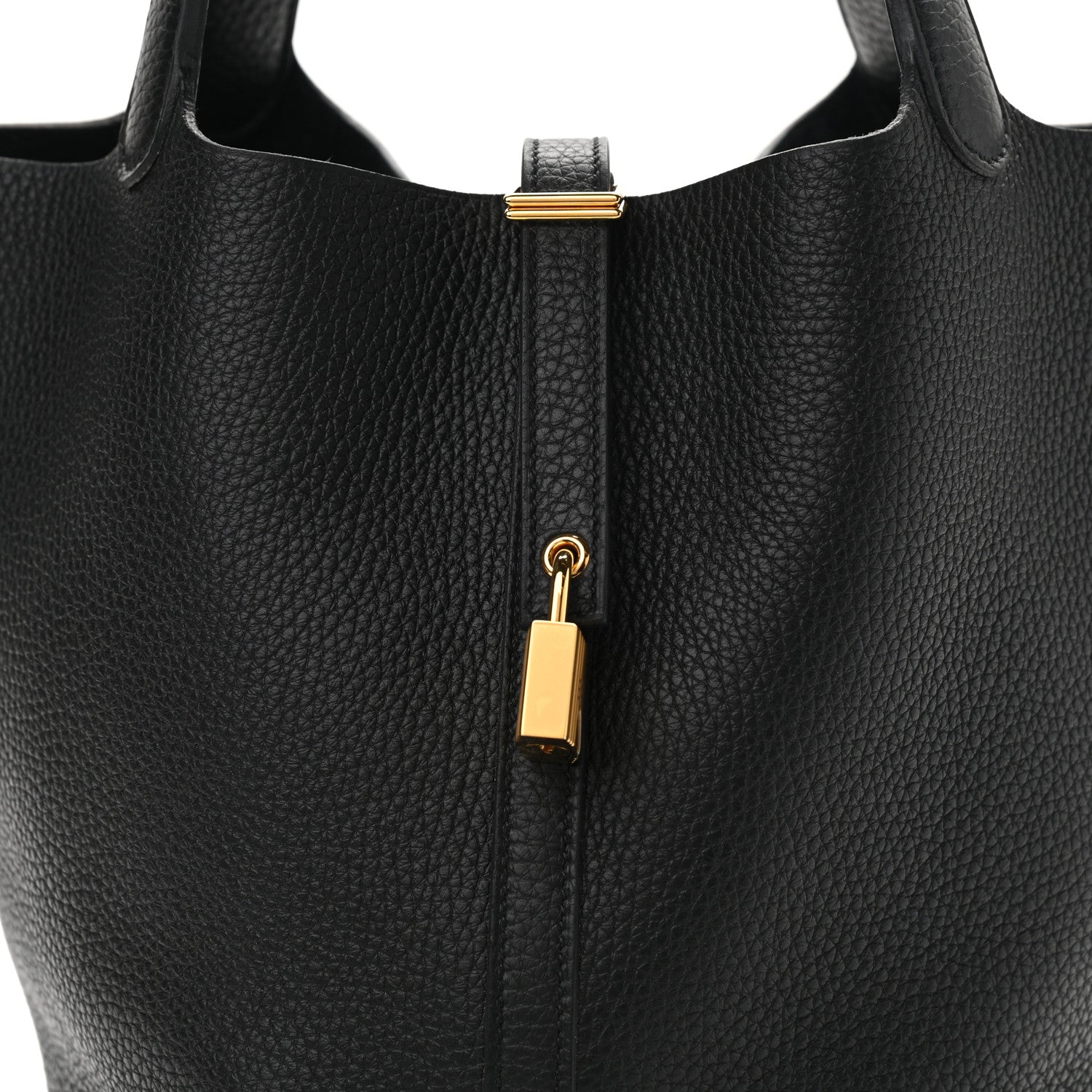Hermes Taurillon Clemence Picotin Lock 22 MM Black 7 of 9