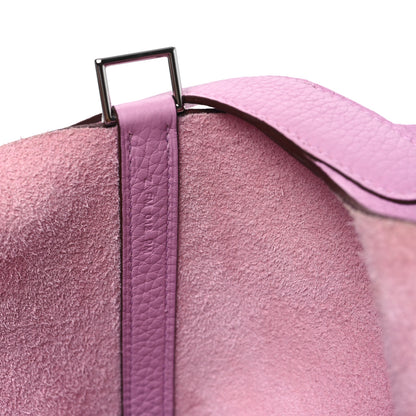 Hermes Taurillon Clemence Picotin Lock 22 MM Mauve Sylvestre 7 of 9
