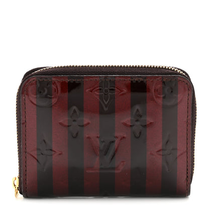 Louis Vuitton Vernis Rayures Zippy Coin Purse Amarante 1 of 9