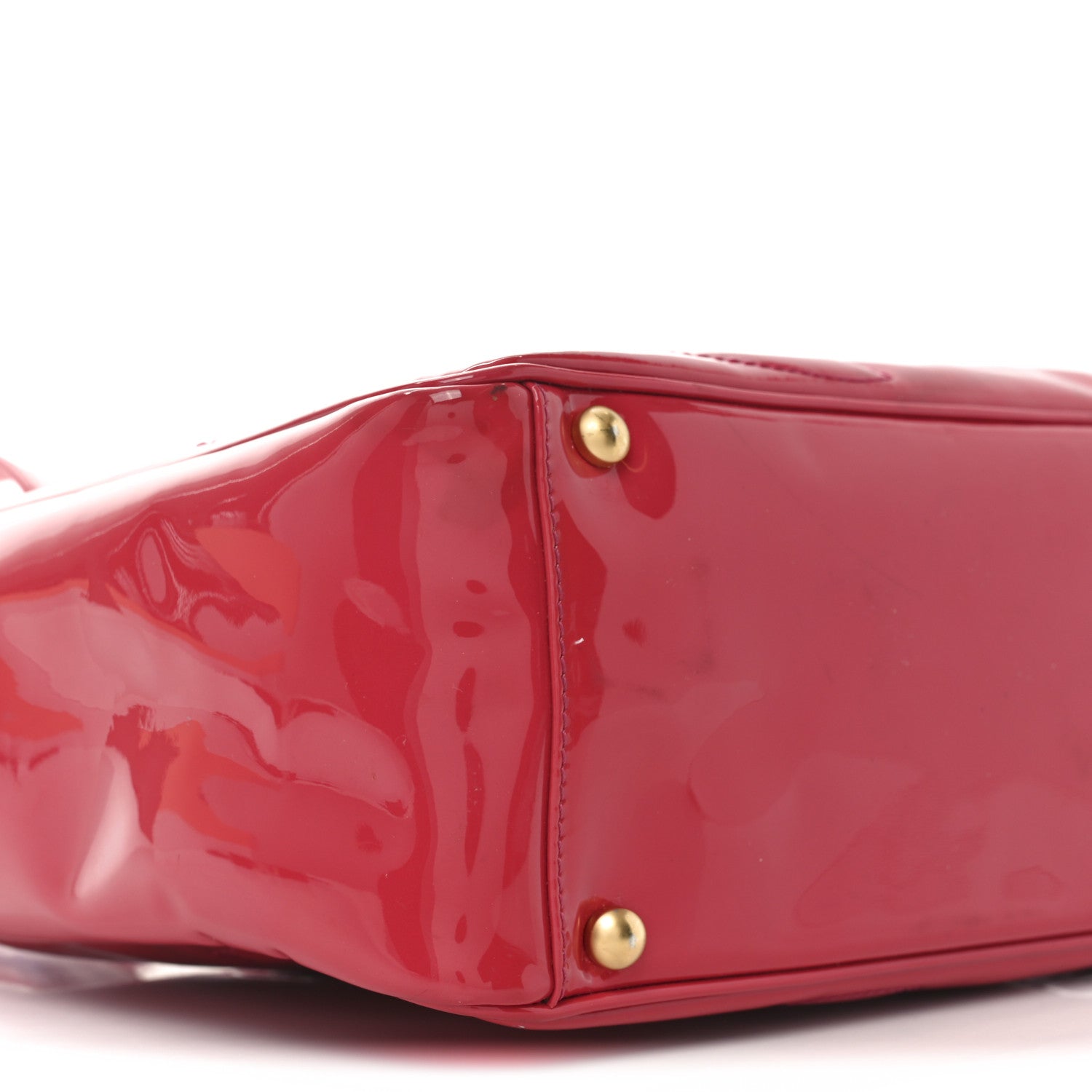 Chanel Patent CC Mini Tote Red 9 of 12