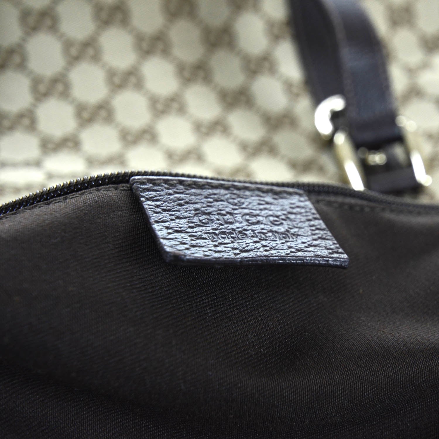 Gucci Monogram Medium Abbey Tote Brown 9 of 11