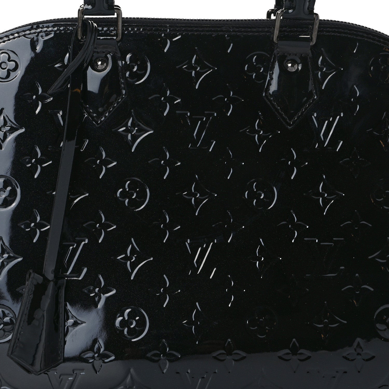 Louis Vuitton Vernis Alma GM Noir Magnetique 7 of 11