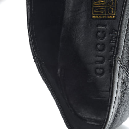 Gucci Lambskin Wolf Embroidered Mens Brixton Horsebit Loafers 9 Black 8 of 9