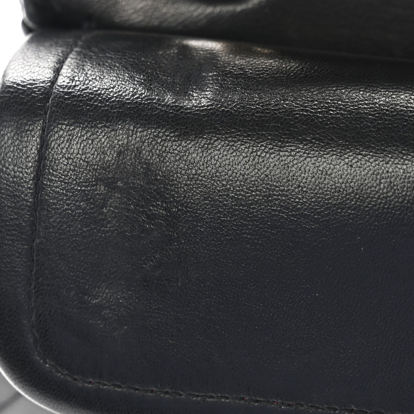 Lambskin Quilted Small Double Flap Black