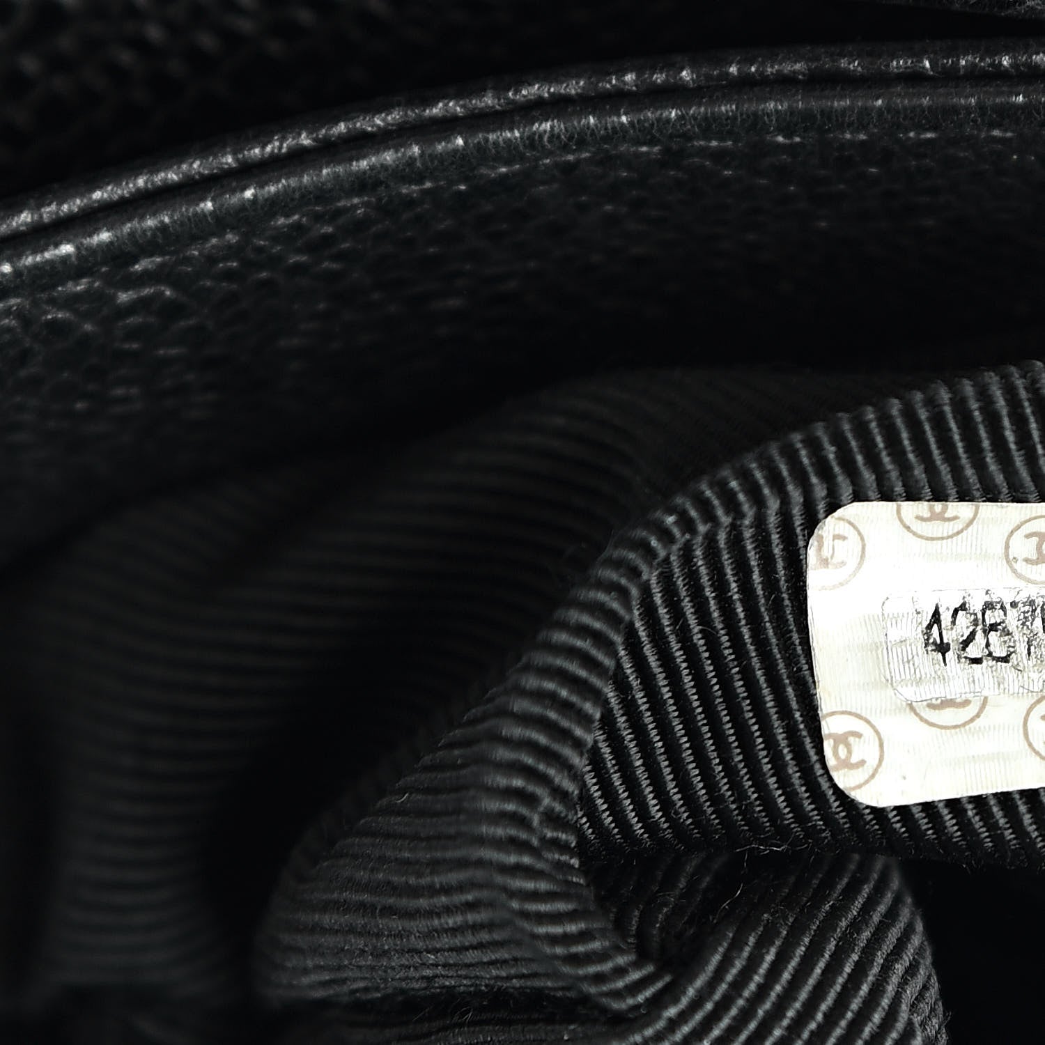 Chanel Caviar CC Backpack Black 7 of 10