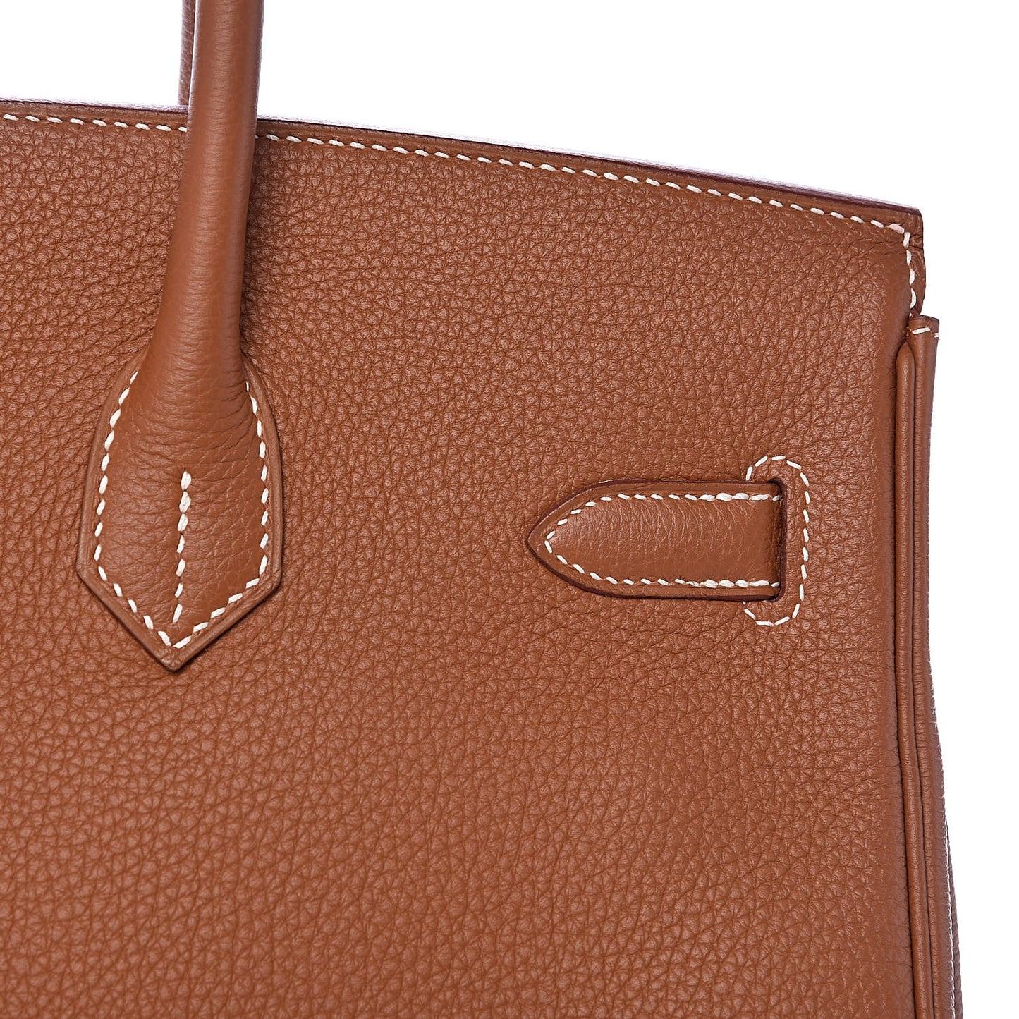 Togo Verso Birkin 35 Gold Geranium