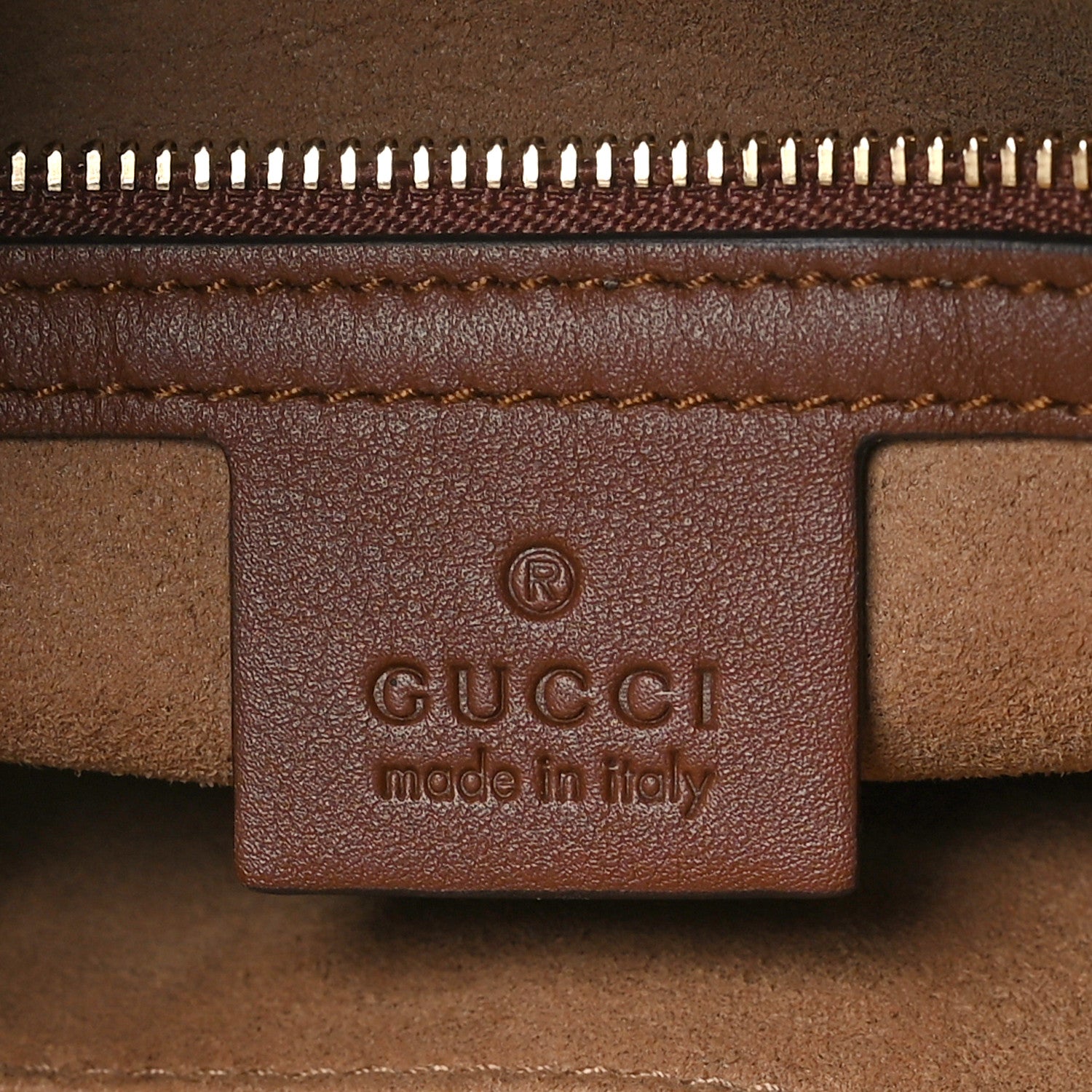 Gucci GG Supreme Monogram Large Linea A Hobo Light Brown 6 of 11