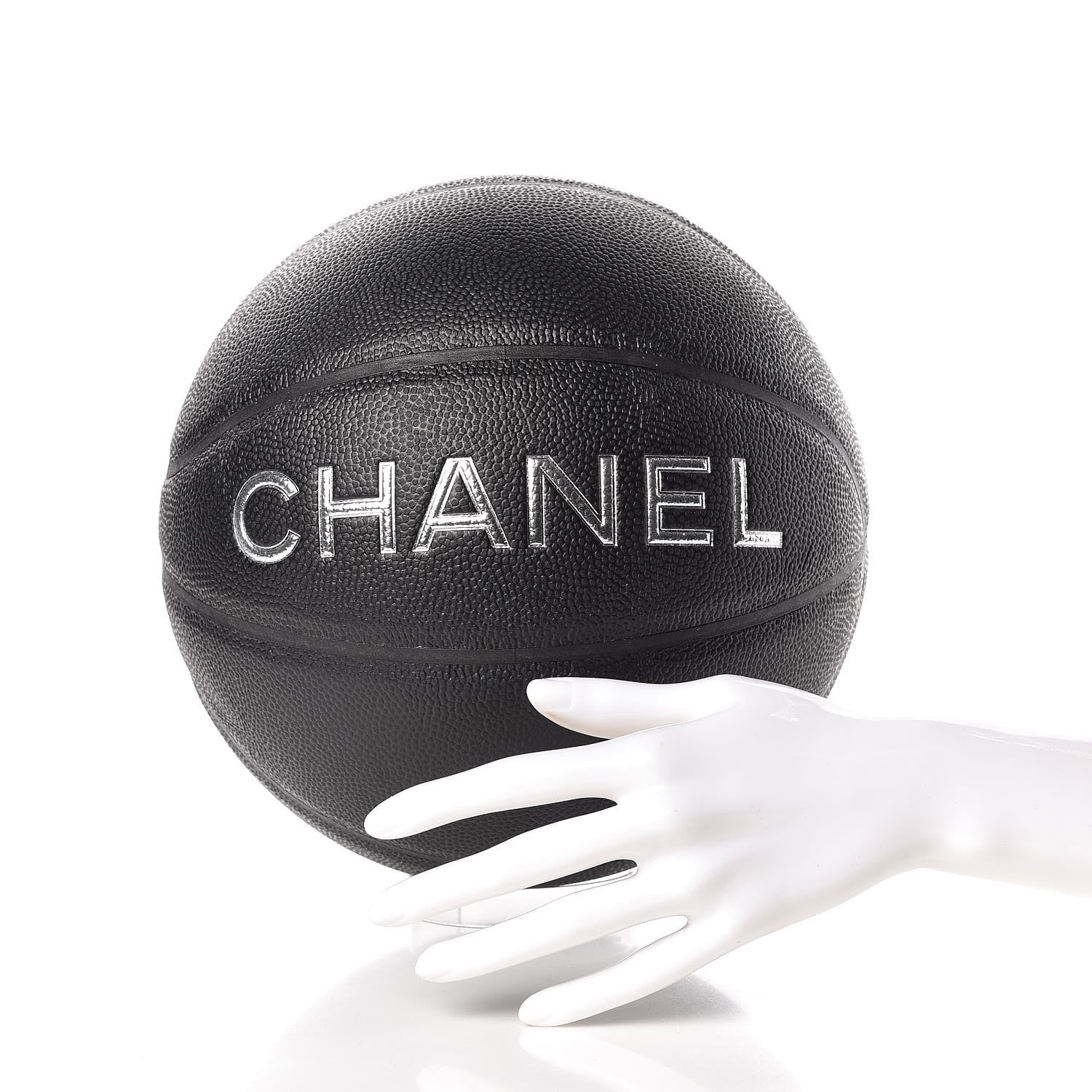 Chanel Lambskin Chain Net and Basketball Black 3 of 12