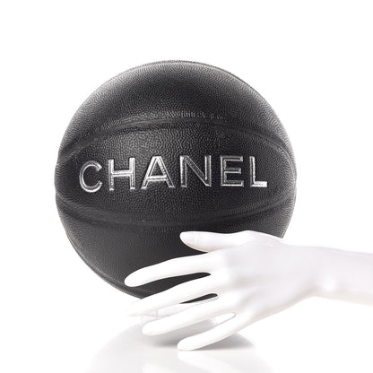 Chanel Lambskin Chain Net and Basketball Black 3 of 12