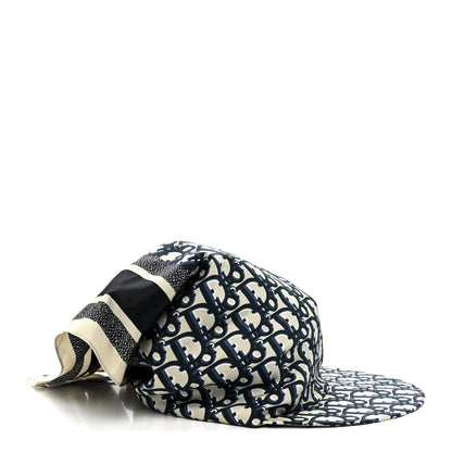 Christian Dior Silk Oblique Visor Blue 5 of 9