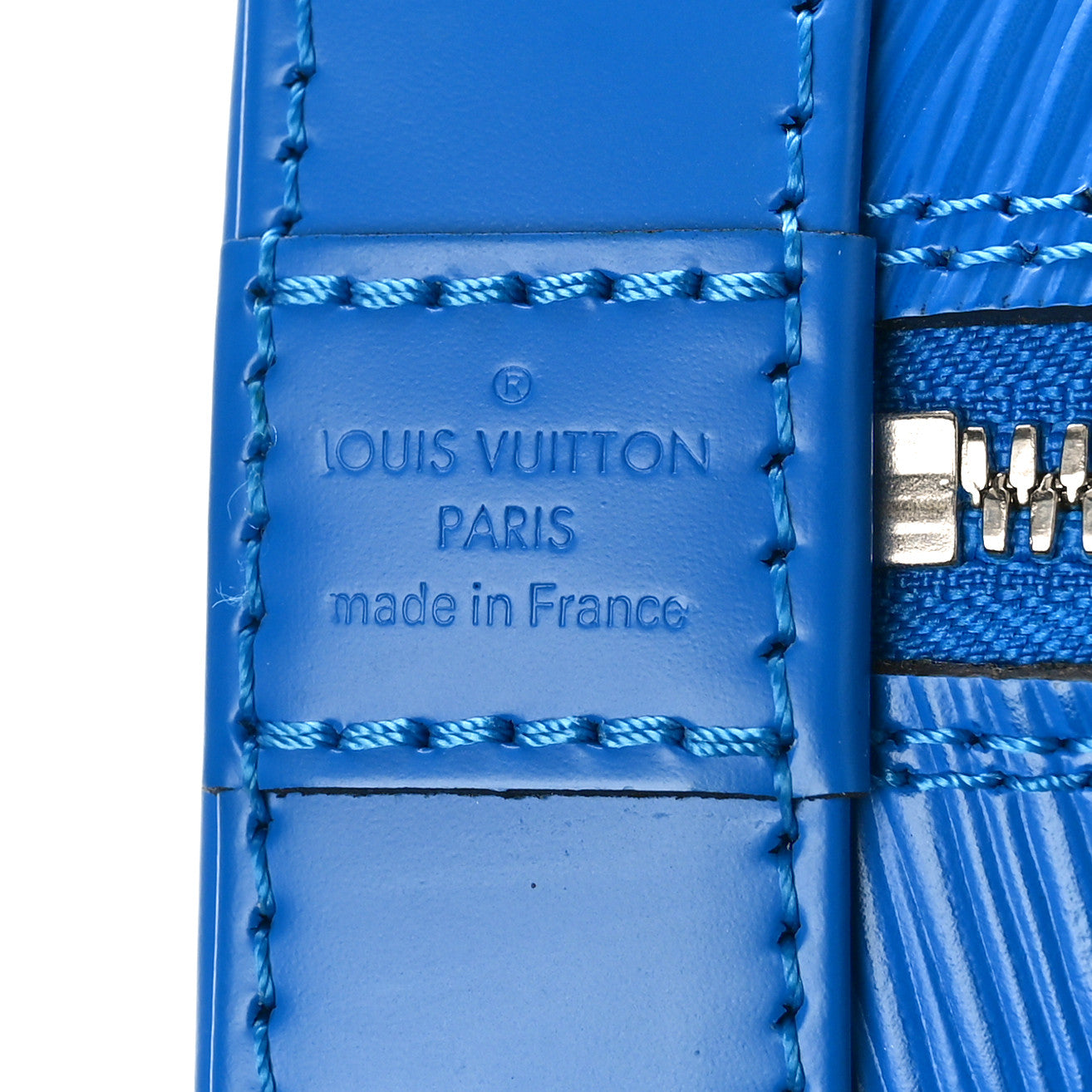 Louis Vuitton Epi Alma BB Lazuli 6 of 8