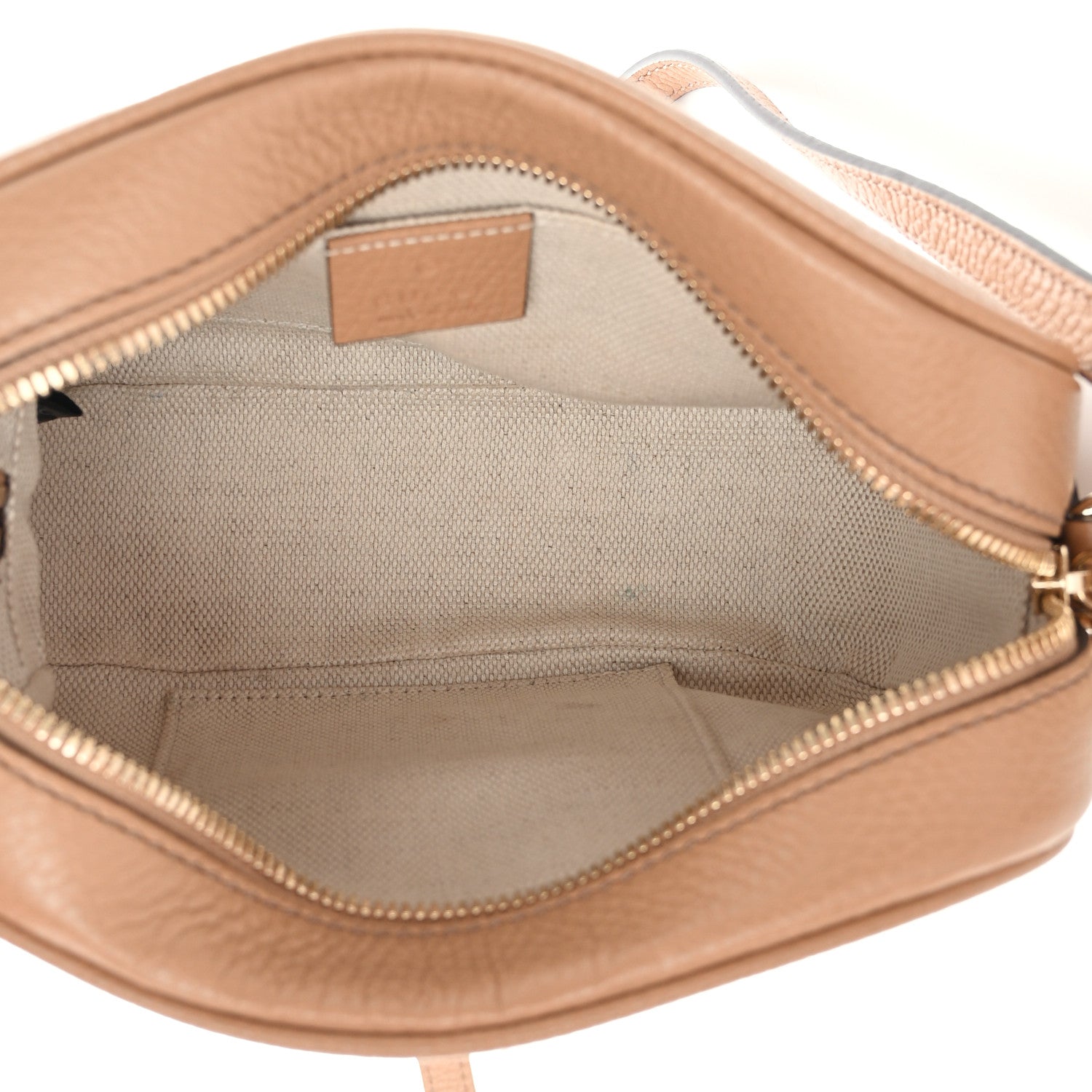 Gucci Pebbled Calfskin Small Soho Disco Bag Camelia 5 of 11